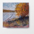 Pejzaż   - praca wykonana pastelami