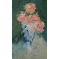 Kwiaty, - wszystko płynie, 60x100