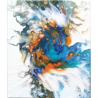 Obrazek abstrakcja Tajfun II 25 x 30 cm