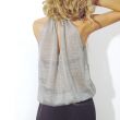 srebrny top