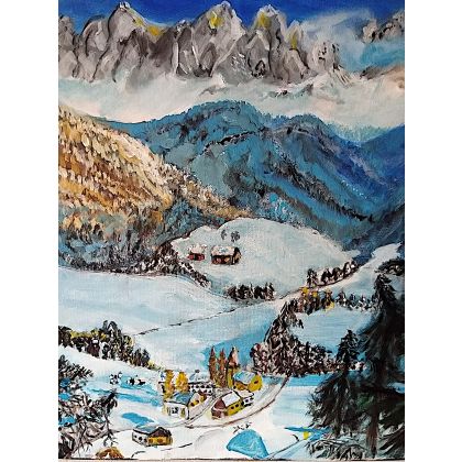 Krystyna Mościszko - obrazy akryl - Alpy Austria foto #1