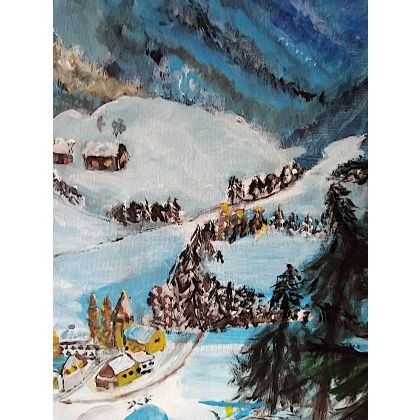 Krystyna Mościszko - obrazy akryl - Alpy Austria foto #2
