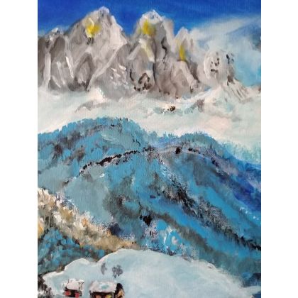 Krystyna Mościszko - obrazy akryl - Alpy Austria foto #3
