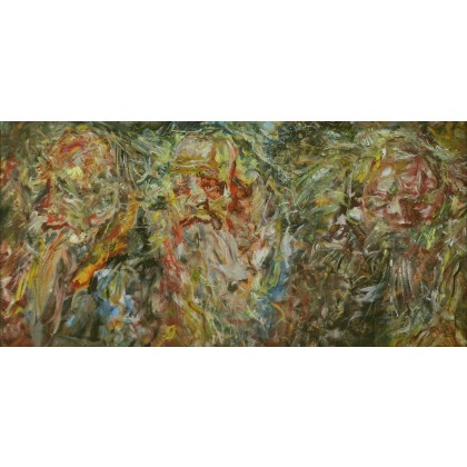 Cierniowa Korona, Starości, 60x120, 2021, Eryk Maler, obrazy olejne