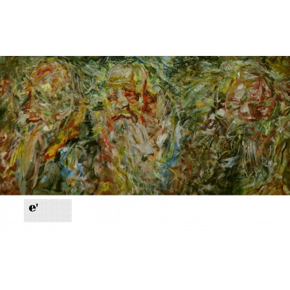 Eryk Maler - obrazy olejne - Cierniowa Korona, - Starości, 60x120, 2021 foto #4