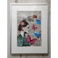 MARZYCIELKA - COLLAGE W OPRAWIE