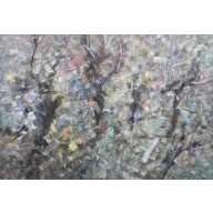 ERYK MALER, DESZCZ, 100X70 CM, 2022