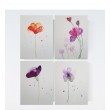Kwiaty-cztery akwarele