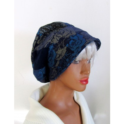 art.a - berety,kaszkiety - czapka beret z rondem foto #2