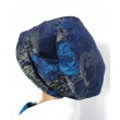 czapka beret z rondem
