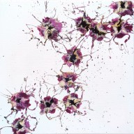 Flower Flow III 55 x 55 cm abstrakcja kw