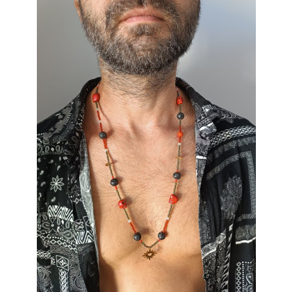 Naszyjnik Mexico, unisex, Marcin Waśka, korale,naszyjniki