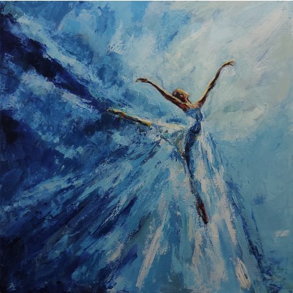 Baletnica, Justyna Zielonka, obrazy olejne