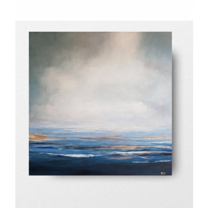 Morze- obraz akrylowy 50/50 cm, Paulina Lebida, obrazy akryl