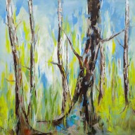 FOREST 2- OBRAZ 100X100 CM