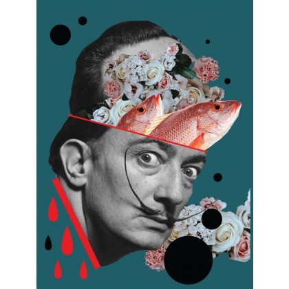 Surrealistyczny Dali, Marcin Waśka, kolaż cyfrowy