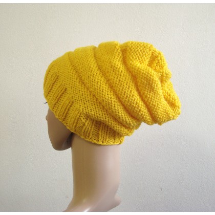 BARSKA - czapki - długa żółta czapka foto #1