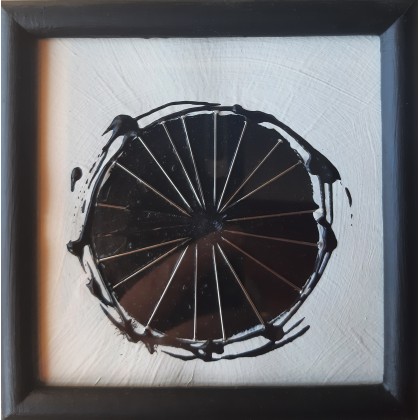 Krystyna Ciećwierska - obrazy akryl - Życie kołem się toczy foto #4