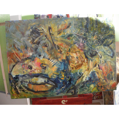 Eryk Maler - obrazy olejne - Moi przyjaciele, 70x100, 2016 foto #1