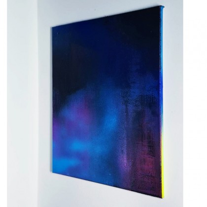 Jessica Popko - obrazy akryl - obraz abstrakcyjny Noc a może i nie foto #1