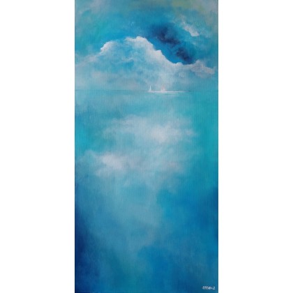 Morze- obraz akrylowy 40/80 cm, Paulina Lebida, obrazy akryl