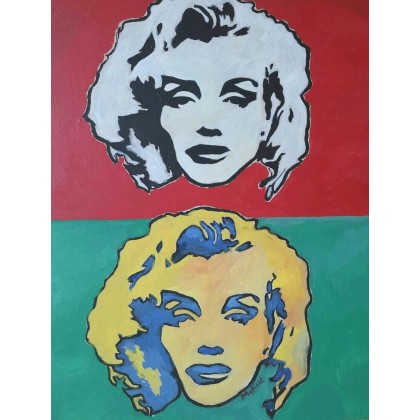 Marilyn Monroe, Marlena Kuć, obrazy olejne