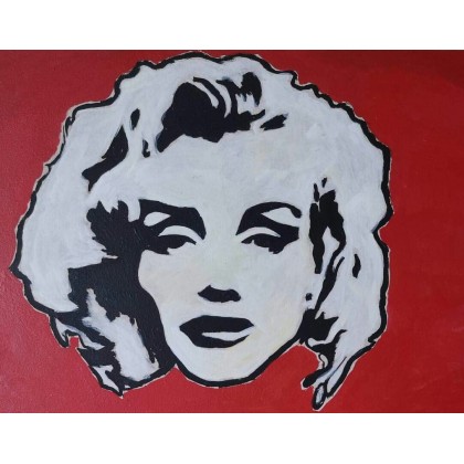 Marlena Kuć - obrazy olejne - Marilyn Monroe foto #1