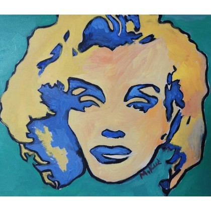 Marlena Kuć - obrazy olejne - Marilyn Monroe foto #2