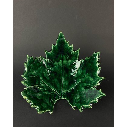 Edyta Mądzelewska - naczynia - Ceramiczna misa w kształcie liścia foto #3