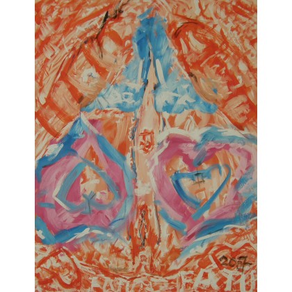 akt - Fatum, 60x80 cm, 2007/22, Eryk Maler, olej + akryl