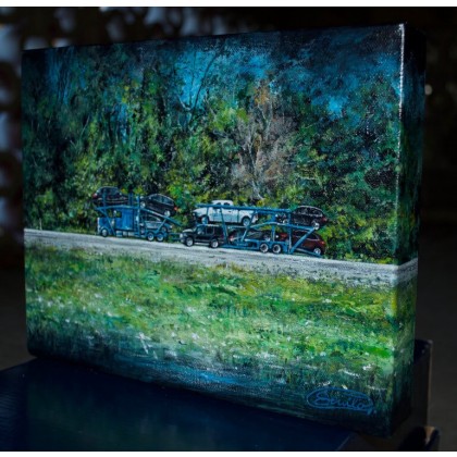 Gregory Sewilo - obrazy akryl - Cieżarówka w Usa foto #1