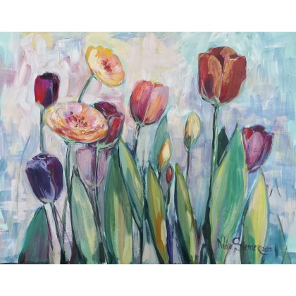 Nadia Siemek - obrazy akryl - Tulipany foto #3