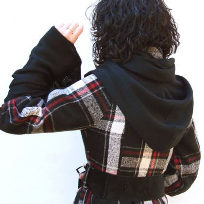 szalokaptur czarny, halo-pracownia, czapki