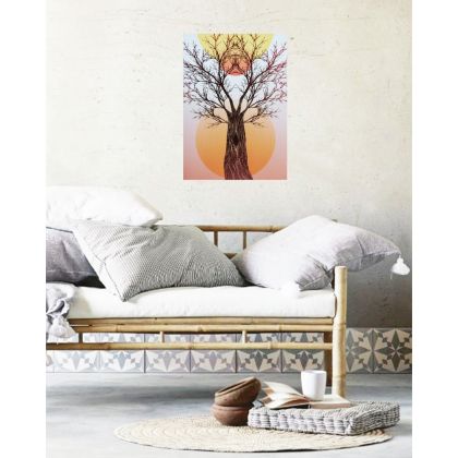 Jessica Popko - Grafika cyfrowa - ilustracja plakat Drzewo życia foto #1