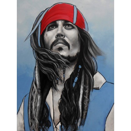 Jack Sparrow, Jaga Szczepanik, obrazy olejne