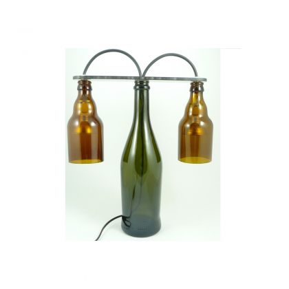Galeria LiMaRt - upcycling design - Lampa z ręcznie ciętych butele foto #2