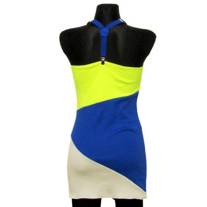 top neon z szelkami, halo-pracownia, topy