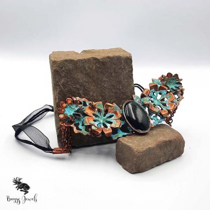 Naszyjnik gotycki, Buggy Jewels, korale,naszyjniki