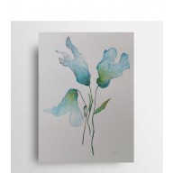 Kwiaty-akwarela formatu 30/40 cm