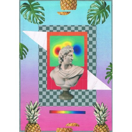 Vaporwave 5, Agnieszka Giera, kolaż analogowy