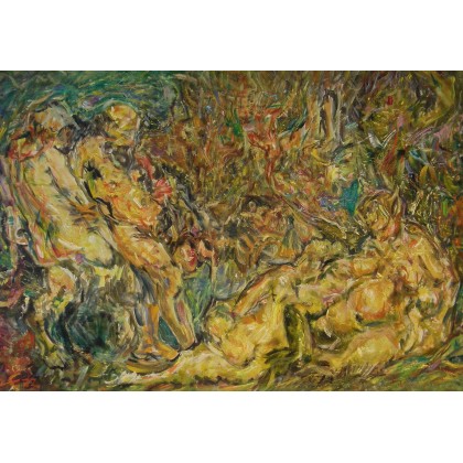 Akty, Bachanalia, Rubens, 70x100, Eryk Maler, obrazy olejne