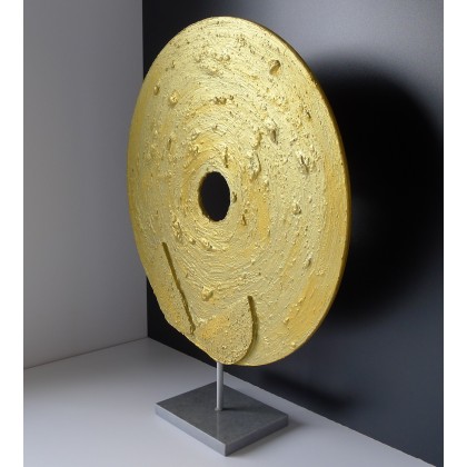 Krystyna Ciećwierska - rzeźby - Dwa oblicza - złota foto #2