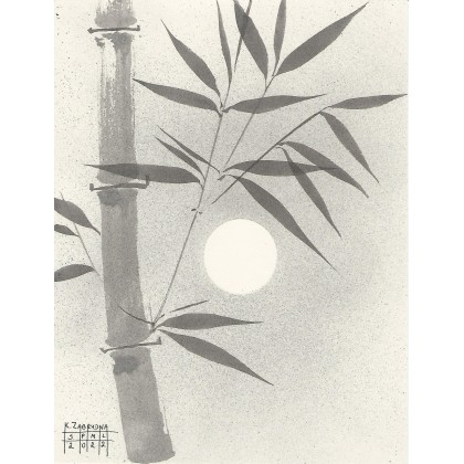Bambus 42, Klaudia Zabrydna, obrazy tech. mieszana