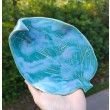 Ceramiczny talerz, liść (c527)