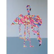 Tęczowe Flamingi  70x90cm