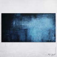 Obraz olejny - Kobalt z błękitem I