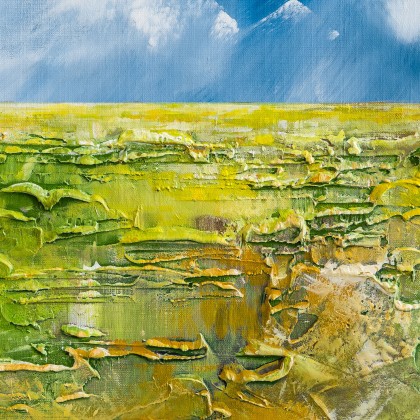 Agnieszka Potocka-Makoś - obrazy akryl - Lipiec III - krajobraz 60x60 cm foto #1