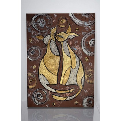 Coś ci powiem. Seria KOTY. Giclee, 4mara, wydruki na płótnie