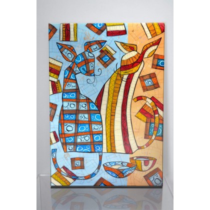 Różne osobowości. Seria KOTY. Giclee, 4mara, wydruki na płótnie
