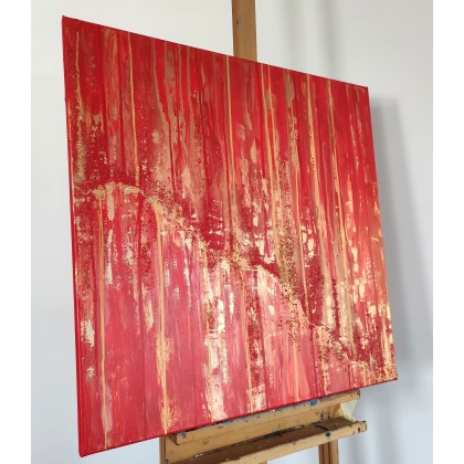 Joanna Bilska - obrazy akryl - THE TREASURE 80x80 cm foto #2